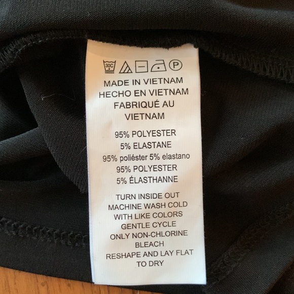 Michael Kors Black Jersey V-Neck Long Sleeve Top Women’s Side Gathered Size S - Picture 6 of 8